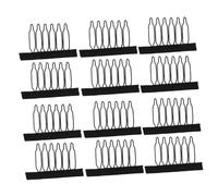 FOMIYES 60Pcs Steel Teeth Wig Clips for Wig Caps Secure Hold Comb Accessories for Home Salon Use Multipurpose Spring Clips Easy to Sew Comfortable