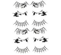 FOMIYES 6pairs Weird Eyelashes Halloween Cosmetics Long Eyelashes for Photography Natural Look False Lashes