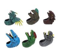 FOMIYES 6pcs Animal Rings Dinosaur for Party Favors Goodie Bags Stuffers Educational Pretend Play Enhancing Creativity Communication Imagination Skills