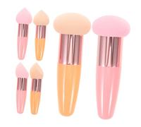 FOMIYES 6pcs Beauty Sponge Makeup Foundation Applicator Blending Tool Soft Makeup Sponge for Women Multi-round Blender Wet and Dry Use