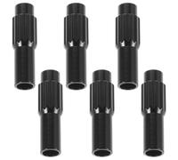 FOMIYES 6pcs Bicycle Inline Barrel Adjuster Screws Aluminum Alloy Bike Indexed Cable Tension Regulator for Road Mountain Folding Bike Gear Shift Adjustment