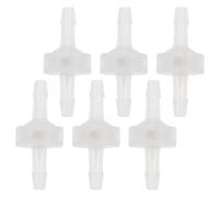 FOMIYES 6pcs Check Valve One Way Plastic Valve 4mm Inner Diameter Hose Opening Pressure 0.005mpa for Compressed Air and Pneumatic Systems