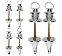 FOMIYES 6pcs Copper Pendulum Dowsing Kit for and Meditation Metal Divination Pendulum Balls Set Making and Scrying Answers