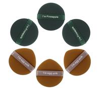 FOMIYES 6pcs Cushion Makeup Sponge for Loose Powder Foundation Soft Dual-sided Applicators for Dusting Powder Reusable Cosmetic for Face