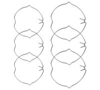 FOMIYES 6pcs Downlight Retaining Spring Clips Mr11 Mr16 Double Ear Fixed Buckle Clamps for Recessed Spotlights Ceiling Light Accessories Suitable for Household and Commercial Use