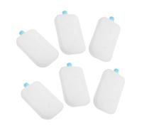 FOMIYES 6pcs Large Ice Pack for Cooler Cooler Ice Packs Reusable Pe Material Lightweight Consistent Cooling White for Home Daily Use