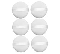 FOMIYES 6PCS Large Round Plush Loose Powder Puff Makeup Tool for Face Cosmetic Application Soft Gentle Skin Friendly