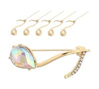 FOMIYES 6pcs Music Note Brooch Pins for Men Women Lightweight Compact Lapel Pins for Shirts Ties Hats Scarves Antigap Clothing Decoration Easy No-sew Attachment Versatile Accessory for