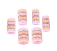 FOMIYES 6pcs Plastic Hair Curling Rollers Heatless Curling Tool for Women Girls Durable Lightweight Styling Accessories Pink Air Bangs Curlers