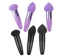 FOMIYES 6pcs Portable Makeup Sponge Pens for Women Beauty Puff Pens with Handle for Easy Application Travel-friendly Female Makeup Sponges Versatile Cosmetic Accessories