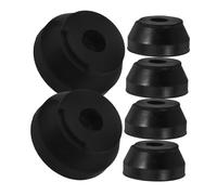 FOMIYES 6pcs Replacement Rubber Cane Tips with Screws for Enhanced Stability and Safety Non-slip Walking Stick and Crutch Feet Easy to Replace Accessories for Senior Mobility and Hiking