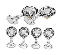 FOMIYES 6pcs Silver Metal Crucifix Lapel Pins for First Communion Catholic Brooch Safety Brooch Pins Religious Badge for Christian Clothing Hats Backpacks Accessories