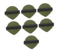 FOMIYES 7pcs Dual-sided Makeup Sponges Powder Puff Set, Non-latex Cream Cosmetic Tools, Expandable When Wet, Matcha Green, Face Foundation Blenders for Wet and Dry Use