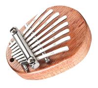 FOMIYES 8-note Mini Kalimba Thumb Piano in Sapele Wood Portable 8-key Mini Thumb Piano Musical Instrument for Beginners for Travel Music Practice