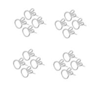 FOMIYES 8 Pairs Minimalist Rabbit Earrings for Women Tiny Bunny Ear Jewelry Durable Zinc Alloy Cute Animal Design for Rabbit Lovers and Everyday Wear
