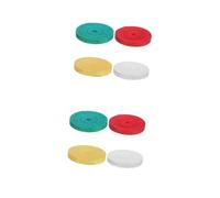 FOMIYES 8 pcs Glitter Ribbon Pack Polyester Shiny Curling Ribbon for Gift Wrapping Balloon String Wedding Party Decoration Gold Silver Red Green