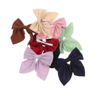 FOMIYES 8 Pcs Hair Bows for Alligator Clips Sturdy Duckbill Design Fabric and Metal Material Comfortable Fit Minimalist Stylish Hair Accessories for Boy Girl Teens Women