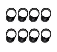 FOMIYES 8 Pcs Non-slip Silicone Drum Finger Sleeves for Tongue Drum Percussion Instrument Knocking Finger Covers Set for Handpan Playing and Body Drummer Use