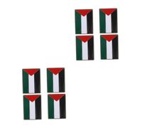 FOMIYES 8 Pcs Palestine Flag Metal Lapel Pins Stylish Brooch for Backpack Clothes and Suits Vibrant Colors with Fine Craftsmanship Versatile Decorative Accessories for Daily Wear and