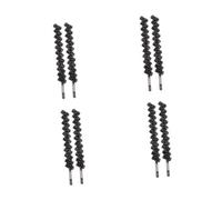 FOMIYES 8 pcs Sparkling Crystal Metal Hair Bobby Pins Black Rhinestone Barrettes for Women Bridal Wedding Hair Accessories Secure Hold