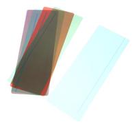 FOMIYES 8 Pieces Student Reading Bookmarks Colorful PVC Overlay Highlight Strips Large Guided Reading Strips for Visual Tracking