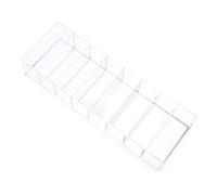 FOMIYES 8grids Eyebrow Pencil Storage Box Black Acrylic Cosmetic Display Box Makeup Tools Organizer for Desktop Use for Makeup Storage and Tidy Organiser
