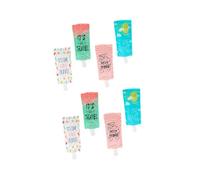 FOMIYES 8pcs 100ml Travel Lotion Dispensers and Refillable Shampoo Storage Bags Foldable Leak-proof Toiletry Pouches for Tsa Approved Cabin Cosmetics