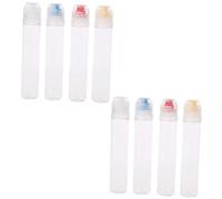 FOMIYES 8pcs 72ml Silicone Squeeze Sauce Bottles Reusable Condiment Dispenser for Travel Random Colors for Ketchup Mustard and Salad Dressings