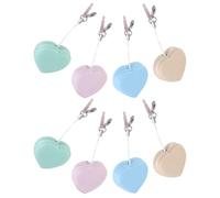 FOMIYES 8pcs Cute Heart Silicone Phone Charm Screen Cleaner Portable | Lightweight Flexible Accessory, Compact Screen Wipe Tool, Handy for Glasses and Laptop Lens Care Random Color