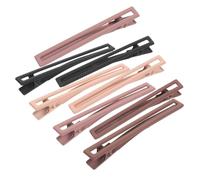 FOMIYES 8pcs Hollow Out Metal Duckbill Hair Clips Candy Color Side Bang Hairpins for Women and Lightweight Stylish Barrettes for Birthday Party Wedding Daily Wear