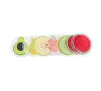 FOMIYES 8pcs Ice Eye Mask Fruit Pattern Cold Therapy Eye Pads Reusable Portable Cooling Pad for Summer Hot Days