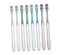 FOMIYES 8Pcs Mens Hard Bristle Toothbrushes Portable Large Head Manual Tooth Brushes for Travel Camping Outdoor Use Sturdy Brush Heads for Thorough Cleaning