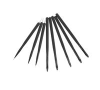 FOMIYES 8pcs Nail Art Detail Brush Set Black Wooden Handle Gel Polish Liner Brushes Dotting Tools for Nail Painting and Drawing for Manicure