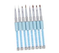 FOMIYES 8pcs Professional Nail Art Brushes Set Nail Art Pen Kit Cleaning Brush Painting Tools