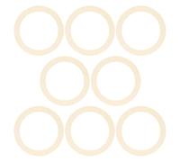 FOMIYES 8pcs Rustic Wooden Wreath Frames 30cm Outer Diameter 20cm Inner Diameter Unfinished Round Wreath Rings with Holes for DIY Crafting Holiday Garland and Floral Decorations