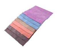 FOMIYES 8pcs ’s Coral Fleece Absorbent Face Towels Square Washcloths 30x30cm Soft Cotton Blend Multipurpose Bath and Facial Cloths for Sensitive Skin Random Color