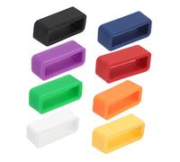 FOMIYES 8pcs Silicone Watch Band Ring Buckle Loop Accessories for Smart Watch Strap Replacement, Comfortable and Sturdy Anti-fall Guard, Suitable for Everyday Use Random Color