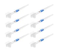 FOMIYES 8pcs Soft Retainer Brush Cleaner Double-Sided Gentle Denture Care Brush Portable Small Dental for Elderly Oral Care Travel-Friendly Denture Cleaning Tool