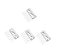 FOMIYES 96 pcs Transparent Lip Balm Money Pouches Plastic Cash Holders Lipstick Card Organizer Lightweight for DIY Money Packaging Travel and Office Use