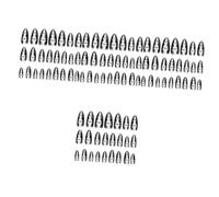 FOMIYES 96pcs Gothic Bones Press Nails Halloween Fake Nails for Women Girls Easy Diy Application Glue for Gothic Finger Bone Look