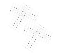 FOMIYES 96pcs Magnetic Nail Color Display Board Lightweight Plastic Nail Polish Color Card for Professional Use and Teaching Detachable Sample Display for Beginners and Manicure Practice
