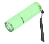 FOMIYES 9Led UV Flashlight Green Portable Money Identification Tool Small LED Nail Practical Jade Test Light for Gel Polish Drying