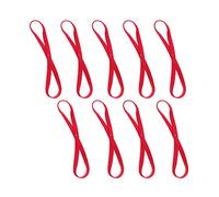 FOMIYES 9Pcs Hair Band Running Headband Stretchy Rope Football Non- Slip Hair Accessories Yoga Hair Band Unisex Headband Red