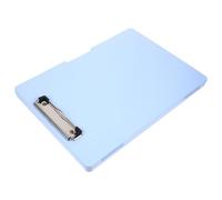 FOMIYES A4 Document Organizer File Case with Clip, Lake Blue Side-Opening Certificate Keeper Box for Office Storage and Card Organizer, Electronic Component and Small Items Storage