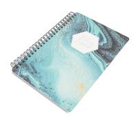 FOMIYES A5 Business Notebook Fitness Log Workout Planner for Women Portable Schedule Journal with Coil Binding for Gym Exercise Tracking and Diet Recording