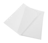 FOMIYES A5 Planner Refill Paper 80 Sheets 6-hole Loose Leaf Ivory White Blank Pages Notebook Inner Paper Replacement for Binder Notepad Office Use