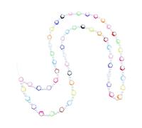 FOMIYES Acrylic Beaded Phone Lanyard Creative Necklace Pendant Charm | Colored Pearl Style, Easy to Install and Remove, for Students, Photography Hobbyists, Cardholders and Cameras
