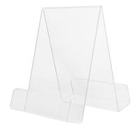 FOMIYES Acrylic Book Stand Double-Sided A5 Large Desktop Book Holder Display Shelf Organizer for Office and Library
