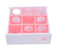 FOMIYES Acrylic Hamster Maze Tube Labyrinth for Small Pets Creative Pink Hamster Play Tunnel with Hidden House and Small Animal Exercise