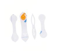 FOMIYES Acrylic Keychain Pendant Cutting Template for DIY Keyring Making, Precision Cut Pattern Stencil Kit Suitable for Professional Use and Leather Craft Projects